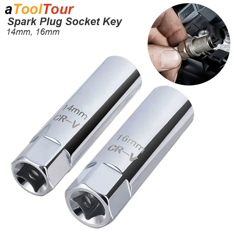 Spark Plug Socket Set - Klucz nasadowy do świec zapłonowych Adapter