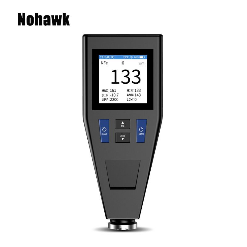 Paint Thickness Gauge - Kolorowy ekran Miernik grubości powłoki samochodowej