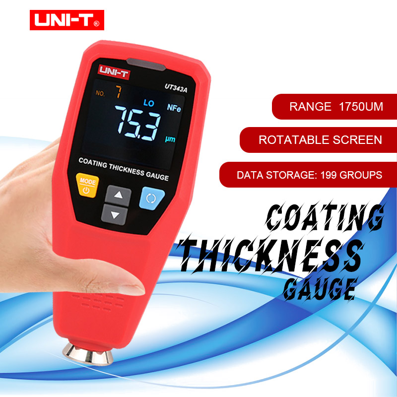 Paint Thickness Gauge - Miernik grubości powłoki UNI-T UT343A/343D LCD