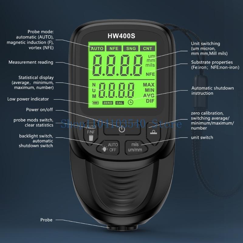 02DC cyfrowy miernik grubości  – Paint Thickness Gauge recenzja i cena