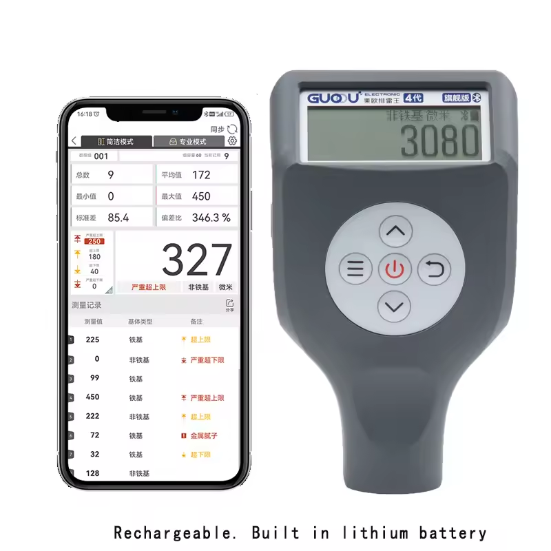    0-3000μm 0.1μm Fe NFe Prob – Paint Thickness Gauge recenzja i cena