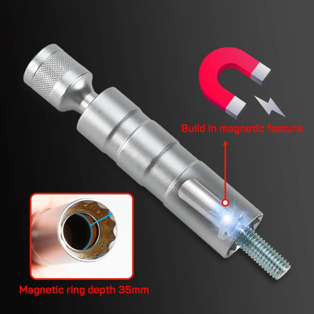 16mm z magnetycznym cienkow śc – Spark Plug Socket Set recenzja i cena