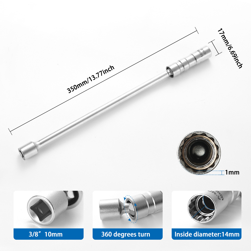 Klucz nasadowy magnetyczny do  – Spark Plug Socket Set recenzja i cena