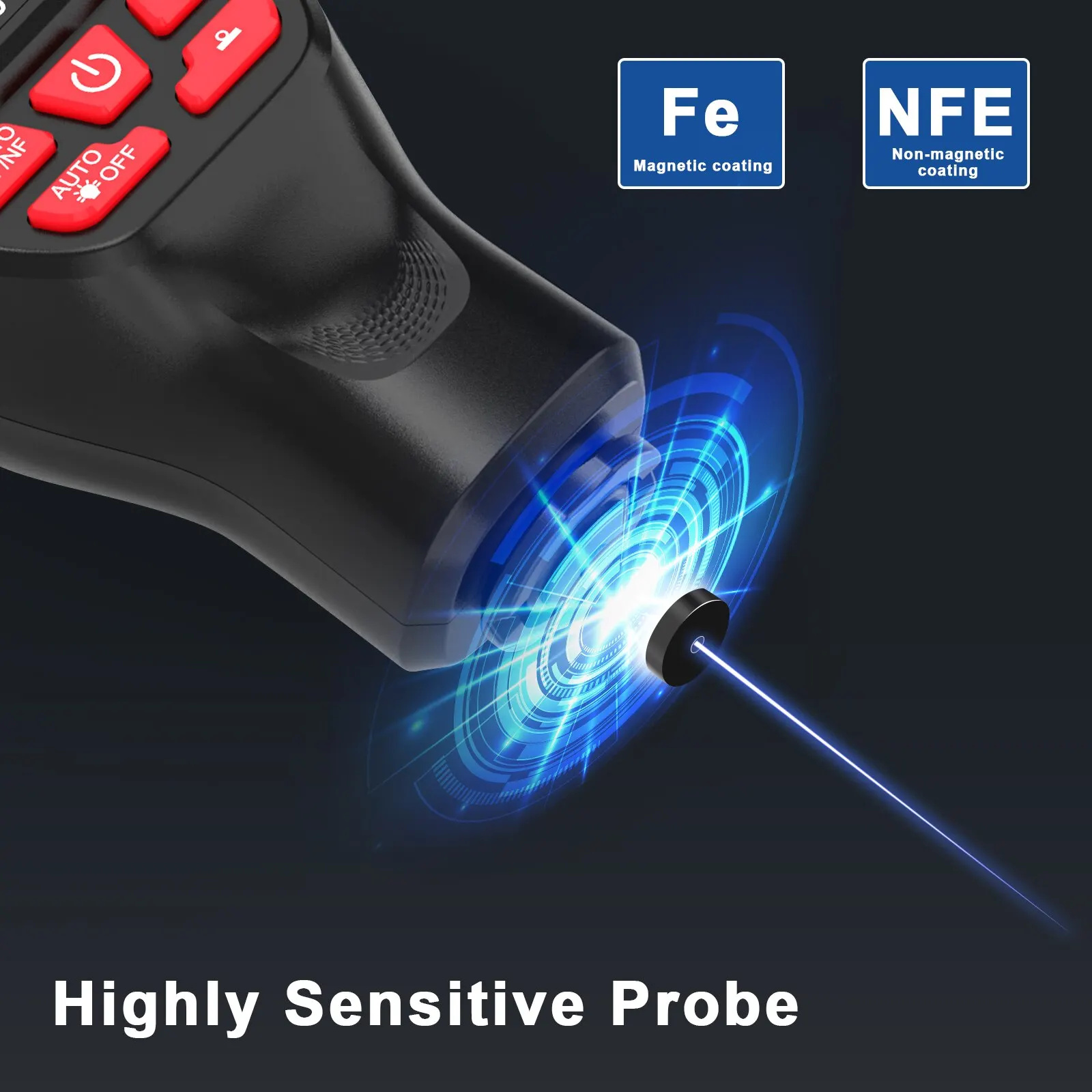 Miernik grubości powłok HW300- – Paint Thickness Gauge recenzja i cena