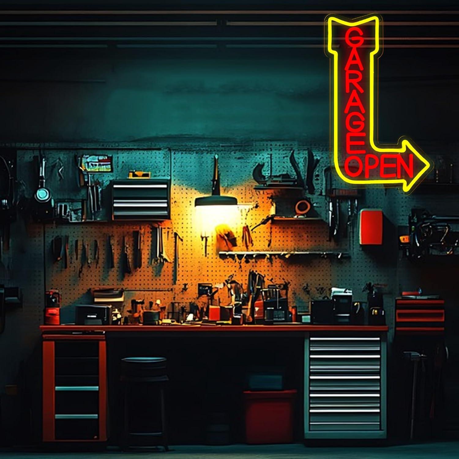Neonowy Znak Otwarty Garaż, Śc – Auto Repair Shop Open recenzja i cena